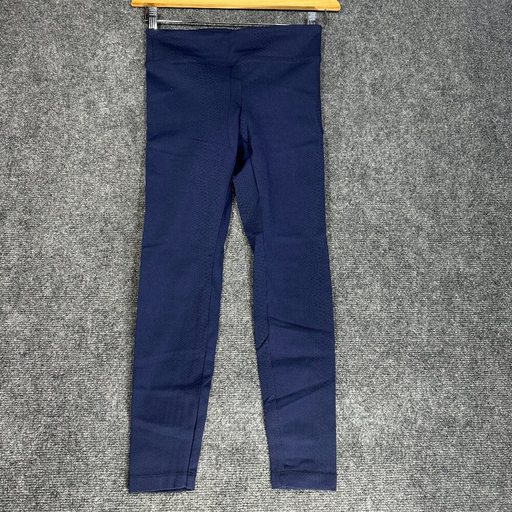 Koral Pants Womens Small Blue  Compression Pants Yoga Elastic Waistband Pocket